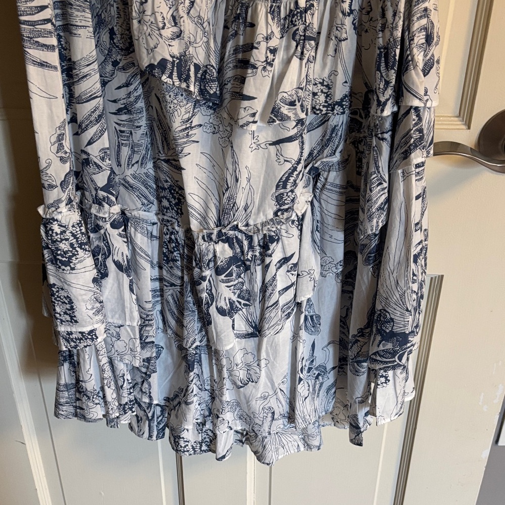 Botanical Ruffle Maxi Dress - Picture 5 of 6